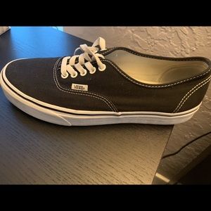 Black Vans in great condition!!